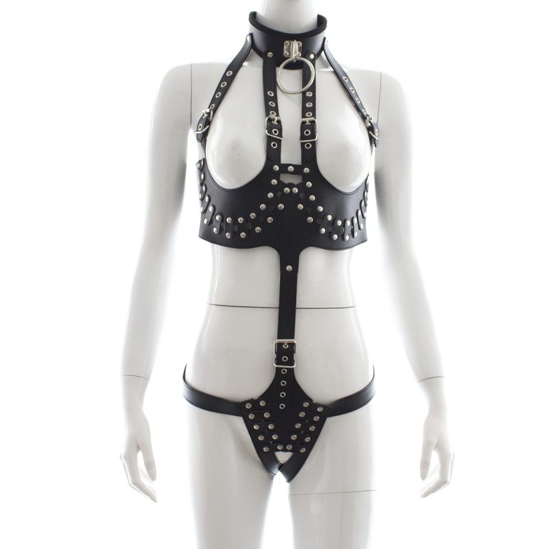 Queen of Sex Dress Leather Women's Style Binding Leather Clothes Adult Toys Female Utensils