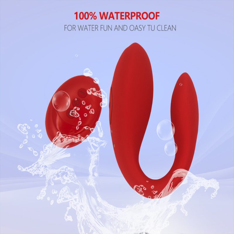 Female C-clip double headed vibrating vibrating egg vibrator wireless remote control couple resonance female masturbator sex toy